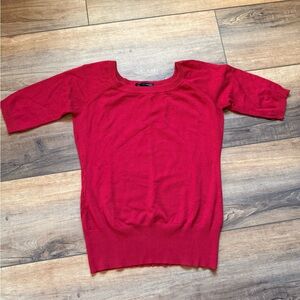 Maurices Vibrant Red Scoop Neck Sweater